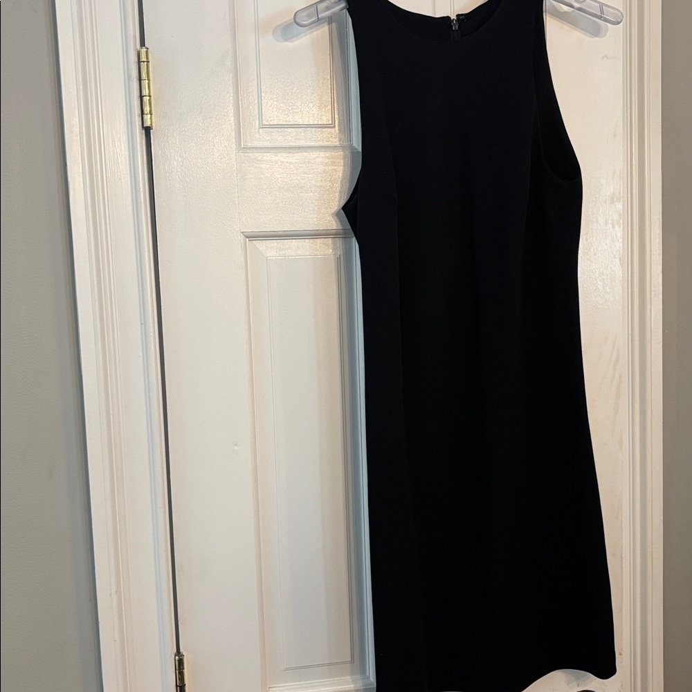 DKNY Donna Karan New York Black High-Neck Shift Mini Dress - Size 2 - Picture 5 of 7